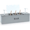 Condiment Bar W 2 Pumps 1 Pan 6.1 Qts. Each 24" X 7-1/2" X 9-1/2"