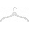 NAHANCO 1300WW Bridal Hanger-Jumbo Heavy Weight, 17"L, Plastic-WH, Pkg Qty 100