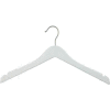 NAHANCO 20117 Top Hanger, 17"L x 1/2"W, Wood-WH, Pkg Qty 100