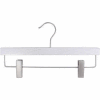 NAHANCO 20914RC Pant Hanger-Nahanco Line, 14"L, Wood-WH Wash, Pkg Qty 100