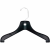 NAHANCO 2712 Jacket Hanger-Super Heavy Weight, 12"L, Plastic-BK, Pkg Qty 100