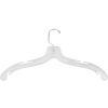 NAHANCO 500 Dress Hanger-Heavy Weight, 17&quot;L, Plastic-CL, Pkg Qty 100