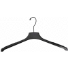 NAHANCO BH350BHMG Hanger-Sportsmen's Outerwear, 18-3/4"L, Plastic-BK, Pkg Qty 100
