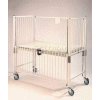NK Medical Youth Standard Crib C1983CG, 36"W x 72"L x 61"H, Gatch Deck, Chrome