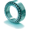 Cylindrical Bearing, Double Row, Bore 80mm, 0.025 to 0.040 Radial Clearance, NN3016M2KC1NAP4