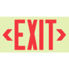 Glo-Brite Exit - Red Frameless