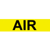 Pressure-Sensitive Pipe Marker - Air, Pack Of 25