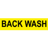 Pressure-Sensitive Pipe Marker - Back Wash, Pack Of 25