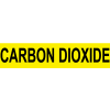 Pressure-Sensitive Pipe Marker - Carbon Dioxide, Pack Of 25