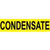 Pressure-Sensitive Pipe Marker - Condensate, Pack Of 25