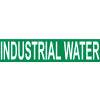 Pressure-Sensitive Pipe Marker - Industrial Water, Pack Of 25