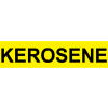 Pressure-Sensitive Pipe Marker - Kerosene, Pack Of 25
