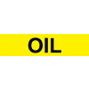 Pressure-Sensitive Pipe Marker - Oil, Pack Of 25
