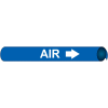 Precoiled and Strap-on Pipe Marker - Air