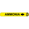 Precoiled and Strap-on Pipe Marker - Ammonia