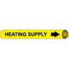 Precoiled and Strap-on Pipe Marker - Heating Supply