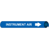 Precoiled and Strap-on Pipe Marker - Instrument Air
