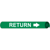 Precoiled and Strap-on Pipe Marker - Return