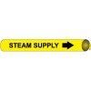 Precoiled and Strap-on Pipe Marker - Steam Supply
