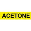 Pressure-Sensitive Pipe Marker - Acetone, Pack Of 25