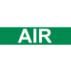 Pressure-Sensitive Pipe Marker - Air, Pack Of 25