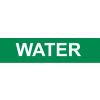 Pressure-Sensitive Pipe Marker - Water, Pack Of 25