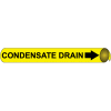 Precoiled and Strap-on Pipe Marker - Condensate Drain