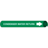 Precoiled and Strap-on Pipe Marker - Condenser Water Return
