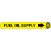 Precoiled and Strap-on Pipe Marker - Fuel Oil Supply