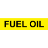 Pressure-Sensitive Pipe Marker - Fuel Oil, Pack Of 25