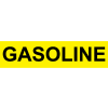 Pressure-Sensitive Pipe Marker - Gasoline, Pack Of 25