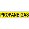 Pressure-Sensitive Pipe Marker - Propane Gas, Pack Of 25