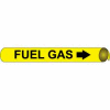 Precoiled and Strap-on Pipe Marker - Fuel Gas