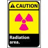 Caution Sign 14x10 Aluminum - Radiation Area
