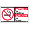 Bilingual Plastic Sign - Danger No Smoking