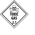DOT Placard - Toxic Gas