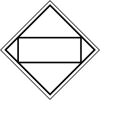 DOT Placard - Blank Alternate