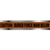 Detectable Underground Warning Tape - Caution Buried Force Main Below - 2"W