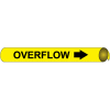 Precoiled and Strap-on Pipe Marker - Overflow