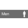Engraved Sign - Men - Gray