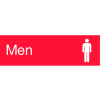 Engraved Sign - Men - Red