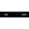 Engraved Occupancy Sign - Open Closed - Gray