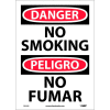 Bilingual Vinyl Sign - Danger No Smoking