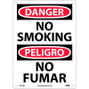 Bilingual Plastic Sign - Danger No Smoking