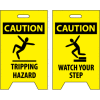 Floor Sign - Caution Tripping Hazard Watch Your Step