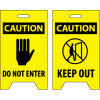Floor Sign - Caution Do Not Enter Keep Out