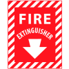 Fire Safety Sign - Fire Extinguisher - Aluminum