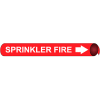 Precoiled and Strap-on Pipe Marker - Sprinkler Fire