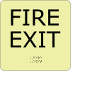 Glow Braille - Fire Exit