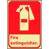 Glow Sign Vinyl - Fire Extinguisher